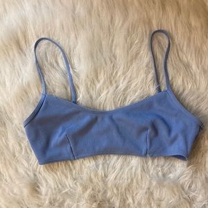 Forever 21 Swimsuit Top in Light Blue